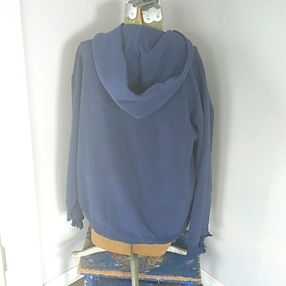 VTG 90S DREXEL UNIVERSITY GRUNGE/DESTROYED HOODIE MENS L. - Picture 4 of 9